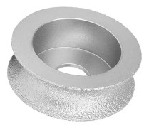 7,3 cm diamantslipsten för vinkelslipar, lödd diamant slipning konkav Ab