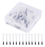 50 st Nail Art Ersättningsapplikatorer Borste Nagellack Borste Flytande Borste Manikyrverktyg