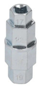 Cikonielf sexkantsverktyg 17 192 224 mm framhjulsaxelnyckel för flexibel sexkantsverktygshylsa Silver