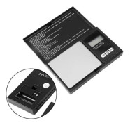 VBESTLIFE Skala Mini Portable High Precision LED Digital Pocket Scale Guld Silver Diamond Smycken (1000g/0,1g) mätbord