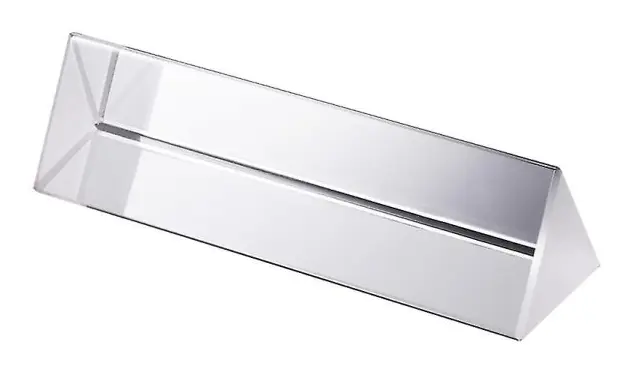 100*30*30mm kristall optiskt glas triangel för undervisning i spektralfysik