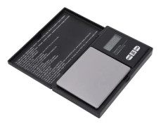 VBESTLIFE Skala Mini Portable High Precision LED Digital Pocket Scale Guld Silver Diamond Smycken (100g/köksbord