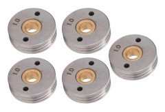 VBESTLIFE Trådmatarrulle för BINZEI 15AK 24KD 36KD svetsare - 5-pack