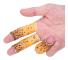 VBESTLIFE Finger Protector 3st Polyester Fiskskinnsmönster Fiske Strippning Enstaka fingerskydd Skyddstillbehör
