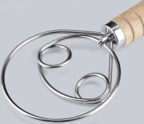 FHE Bakverktyg Rostfritt stål degvisp, brödvisp, visp Köksartiklar Single Eye Tail Ring
