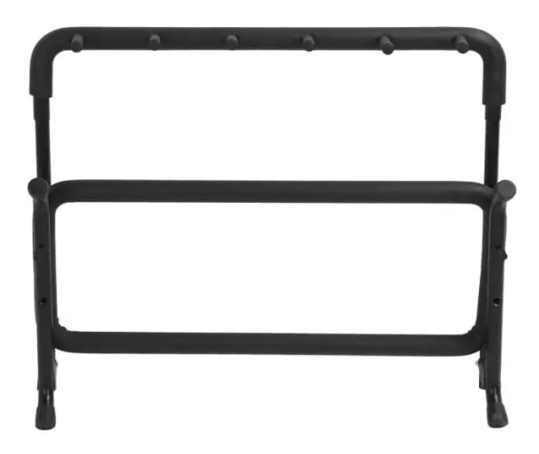 VBESTLIFE 5 Guitar Stand Hållare Vikbar och justerbar hyllstöd för flera gitarrer, för bas, linne säng
