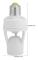 AYNEFY LED-lamphållare E27 LED-lampa Lamphållare Ljusbrytare Sockel Justerbar infraröd rörelsesensor
