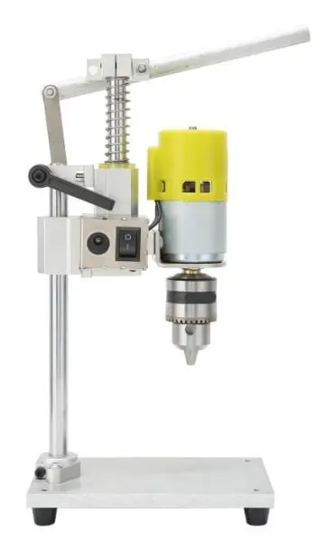 VBESTLIFE Mini Borrpress Bänk Bänkborrpress Mini Liten borrverktyg Borrpress EU Plug