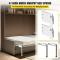Murphy Bed Kit -VEVOR -Belastning 250 kg, Rostfritt stål - Fjäderstödsats för 0,9 till 1,2 m Murphy Bed - Lägenhet, Hotell