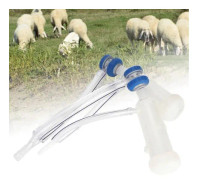 Milker Claw Milking Spenkopp, Heavy Duty Fårmjölkningsuppsamlare, Plast för uppsamling av mjölk från