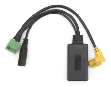 ARAMOX Handsfree mikrofonadapter Bluetooth-adapter AUX bil Bluetooth 12-stifts mikrofonljudkabel Lämplig