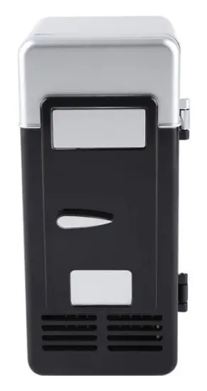 YOSOO Mini USB Kylskåp LED Mini USB Kylskåp USB Kylskåp Drycker Burkar Kylskåp och
