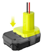VBESTLIFE Batteridocka Strömadapter Batteriströmadapter, DIY-hjuluttag