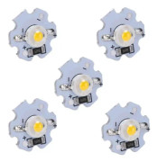 FHE High Brightness SMD LED Lamp Beads 5V 25st per förpackning Varmvit