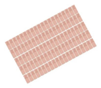 VBESTLIFE sömnadsetiketter 100 st mikrofiber handgjorda etiketter, tydligt och hållbart tryck, sömnadsetikett