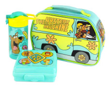 Scooby Doo The Mystery Machine Lunch Box Set One Size Light Gre
