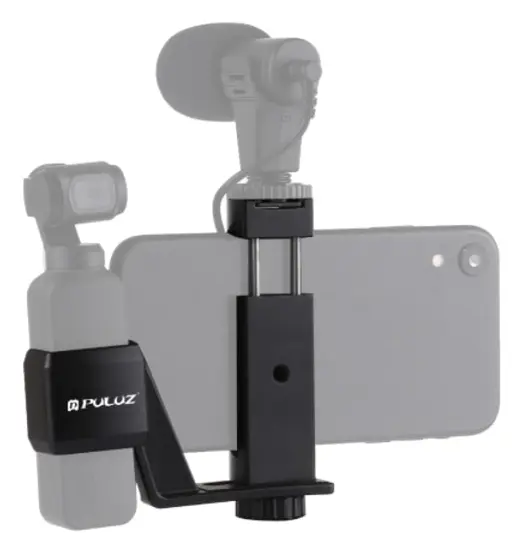 Metalltelefonklämma + expansionsfäste för DJI OSMO Pocket