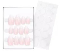 Essence Cosmetics French Manicure Click-On Nails Artificiales 02-Babyboomer Style 12 U