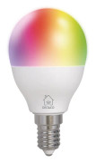 DELTACO Smart LED lampa, E14, RGB, WiFi, 4.9W