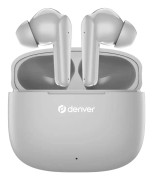 DENVER TWE-48GR - True wireless-hörlurar med mikrofon - inuti örat - Bluetooth - grå