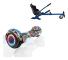 Paket Hoverboard Standard Go Kart 6.5 tums, Regular Tattoo PRO, Lång Räckvidd och Blå Hoverkart, Smart Balance