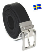 Läderbälte Bull svart 30mm 850-SP20