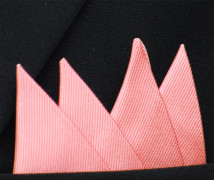 Färdigvikt bröstnäsduk Fyrspets FN054 Rosa