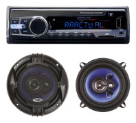 Pni Radio Med Koaxialhögtalare 8524bt 45w Hifi650 Svart