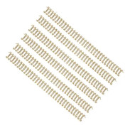 VBESTLIFE Double Loop Wire Double Loop Wire Binding Spine, 1/2 tums diameter, 34 Laminator Material Guld