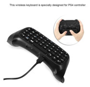 ARAMOX Trådlöst tangentbord Mini Trådlöst Bluetooth Gaming-tangentbord Chatpad för PS4-kontroller