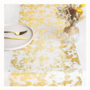 Guld/Silver Glitter Metallic Sequin Metallic Folie Tunn Mask Rulle Fest Bröllop Födelsedag Dekor