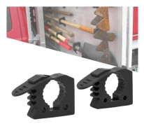 VBESTLIFE Takräcke spadehållare Heavy Duty gummi spadehållare, fastspänning 30 mm till 40 mm, gör-det-själv-modul