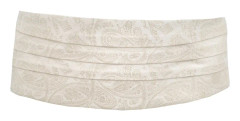 Kummerband Paisley Ivory