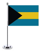 Drapeau kontor Bahamas i 14 x 21 cm Flerfärgad
