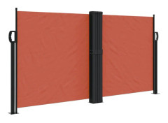 Infällbar sidomarkis terrakotta 120x1200 cm