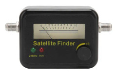 Satellitsignaldetektor Professionell Känslig Kompakt TV-antenn Signalstyrkemätare med LCD-display
