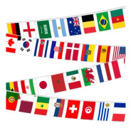 100 Länder String Flag International Bunting Vimpel Banner Dekoration