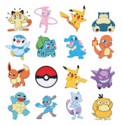 REMAKE 16 st Pikachu Diamantmålning Dekaler Diamantklistermärken 16 st