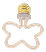 HURRISE Retro LED-lampa E27 Varmt Ljus Mjuk Filament Dekorativ Vintage