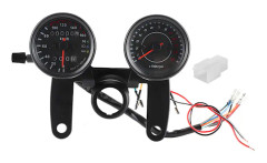 Universell LED-varvräknare för motorcykel, hastighetsmätare, instrument, 12 V