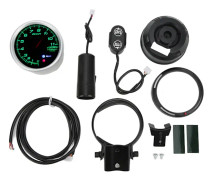 Varvräknare 85 mm/3,35 tum i diameter 0‑11000 RPM Färgrik LED-bakgrundsbelysning Universal för 12V Motorcykel Husbil Yacht