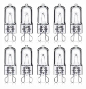 G9 halogenlampor 40W, 230V, 10-pack 40W