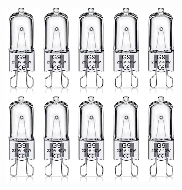 G9 Halogenlampor 40W, 230V, 10-pack{ROG}