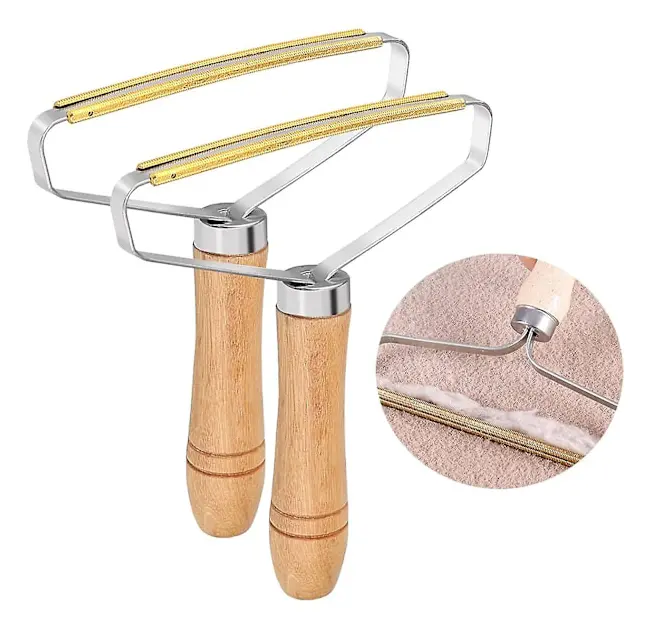 2-pack Bärbar Hårfjernare, Djurhårsborttagare, Bärbar Ludd-borttagare, Mattborste, Används för att Ta Bort Damm och Djurhår från Kläder, Filtar, Soffor