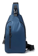 Crossbody Sling Ryggsäck Sling Väska Resa Vandring Bröst Väska H blå blue