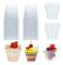 Plastglas för Dessert