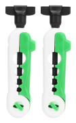 2ST Mini Line Spooler Bärbar Justerbar Fish Line Spooler Fish Line Winder Machine Mini Spole Tillbehör Vit Grön