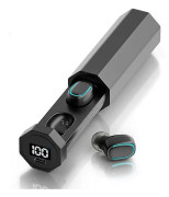 Tws Trådlösa Bluetooth-hörlurar Vattentäta Sport Stereo Handsfree Samtal Hörlurar In Ear Bluetooth Hörlurar Touch Control Headset Med Led Laddningsfodral