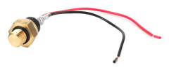 Termostat Vattentemperaturbrytare Kylare Kylfläkt Temp Sensor för Motorcykel ATV Off Road Fordon(Svart )