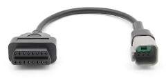 6-stifts till 16-stifts diagnostisk OBD2-kabeladapter, OBDII-skannerersättning för CAN AM Moto ATV UTV Motorcykelcykelverktyg